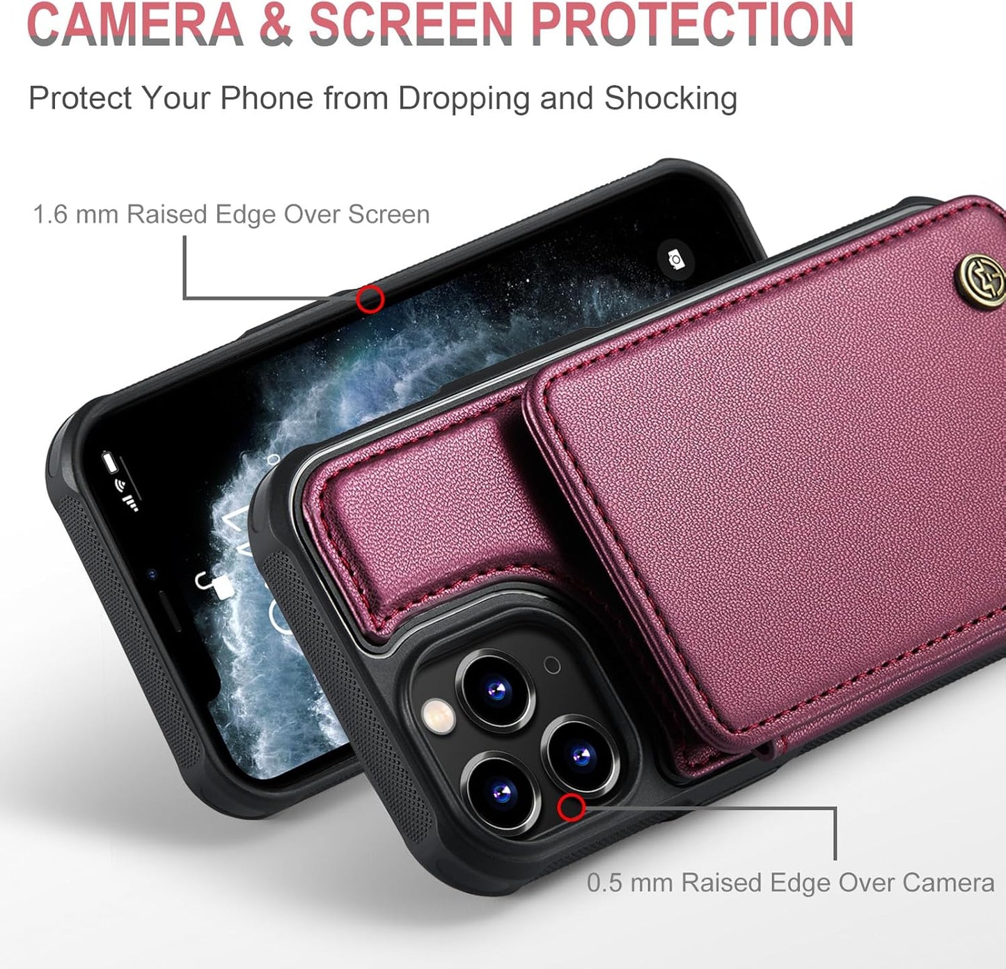 Vinich Apple iPhone 11 Pro Max - Wine Red