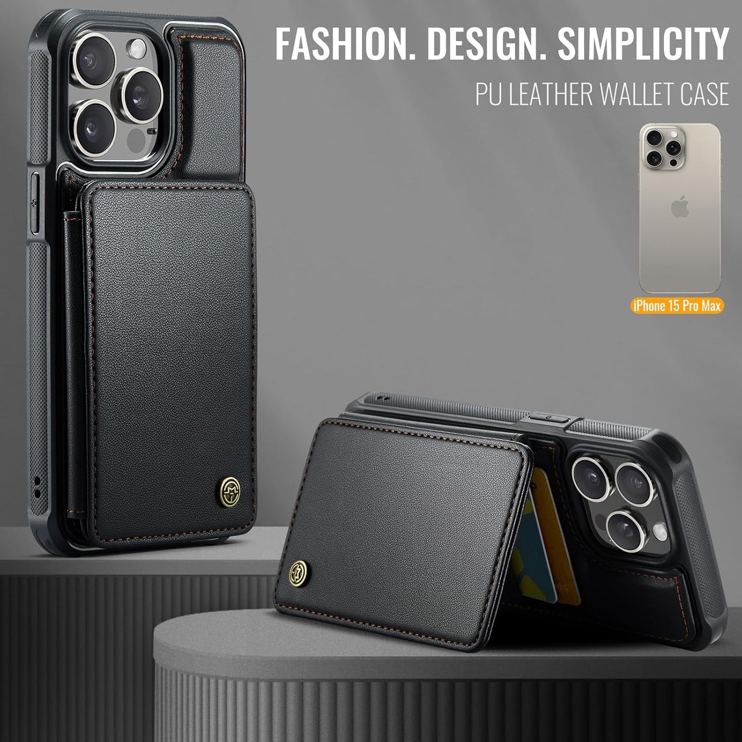 Vinich Apple iPhone 15 Pro Max - Black
