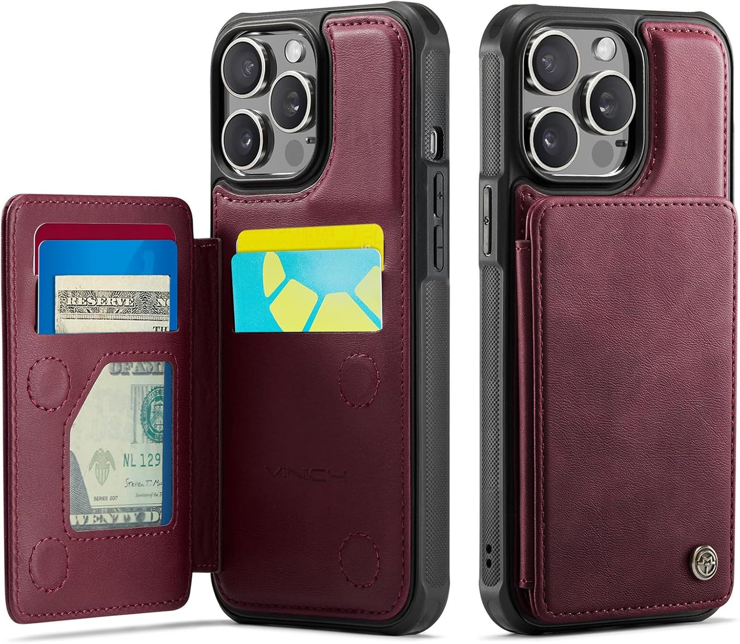 Vinich Apple iPhone 14 Pro Max - Burgundy