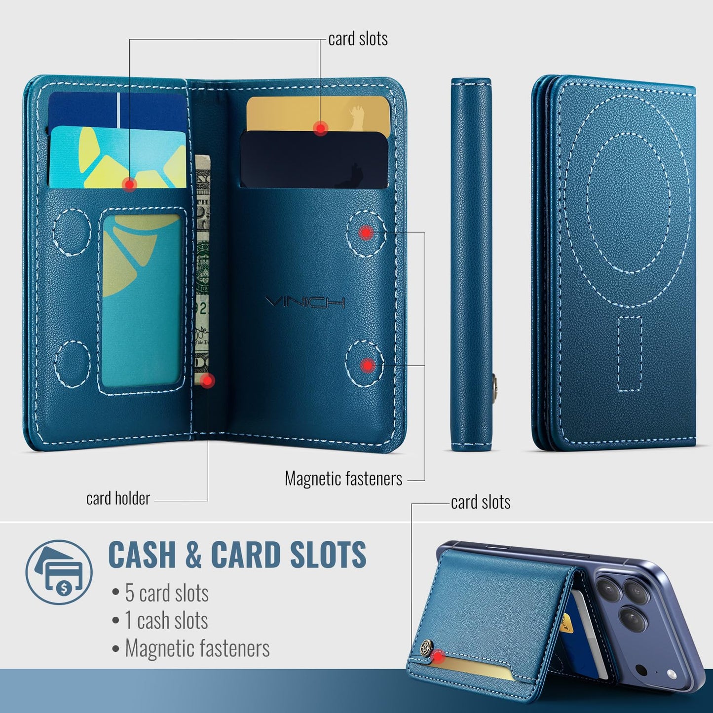 Magsafe Wallet - Blue