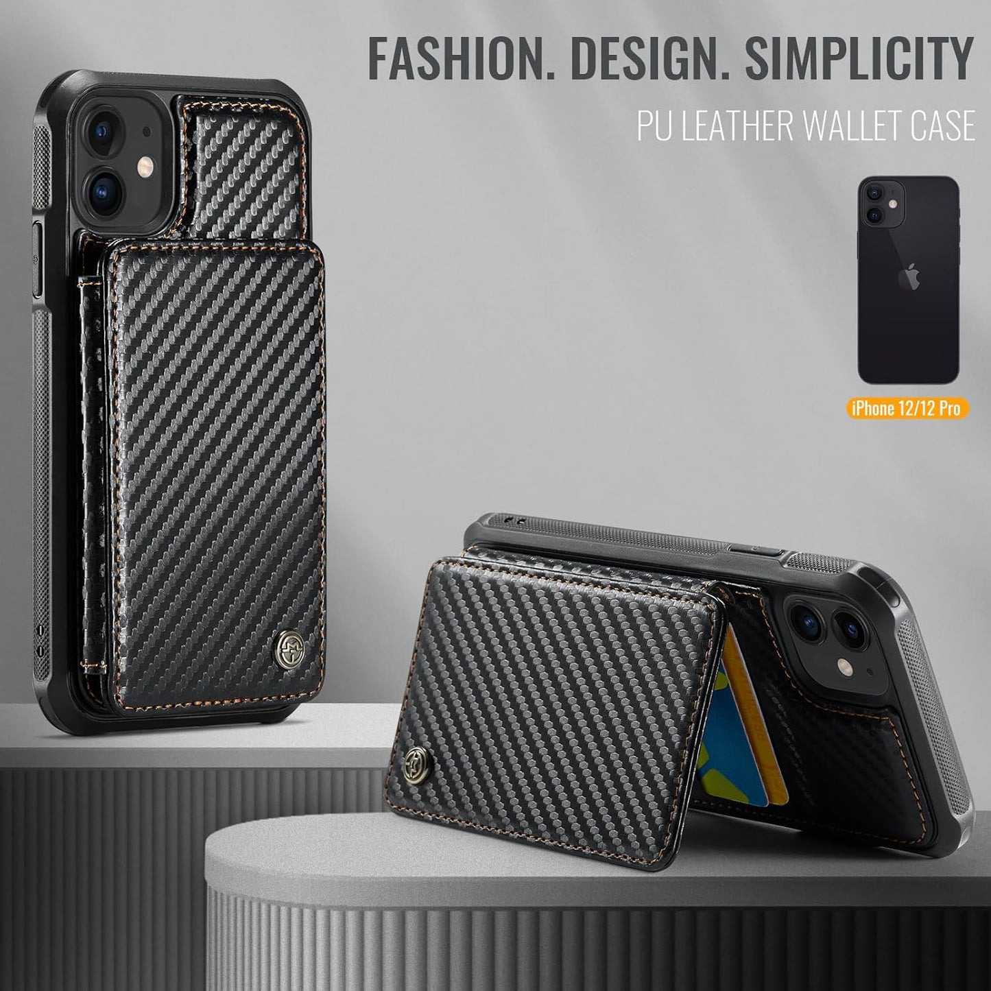 Vinich Apple iPhone 12 - Carbon Black
