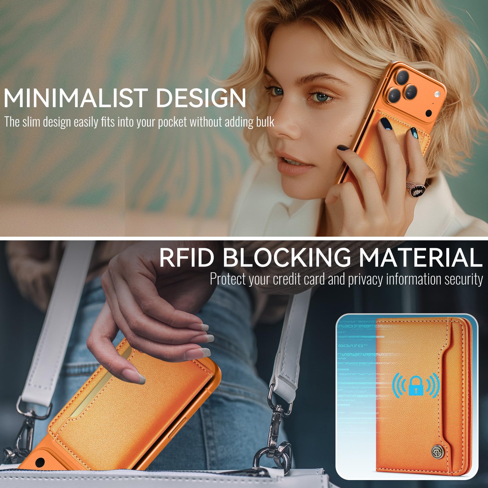 Magsafe Wallet - Orange