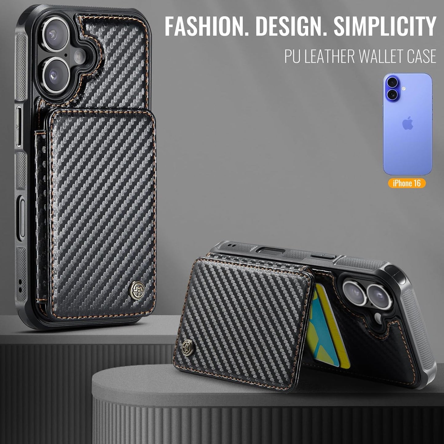Vinich Apple iPhone 16 - Carbon Black