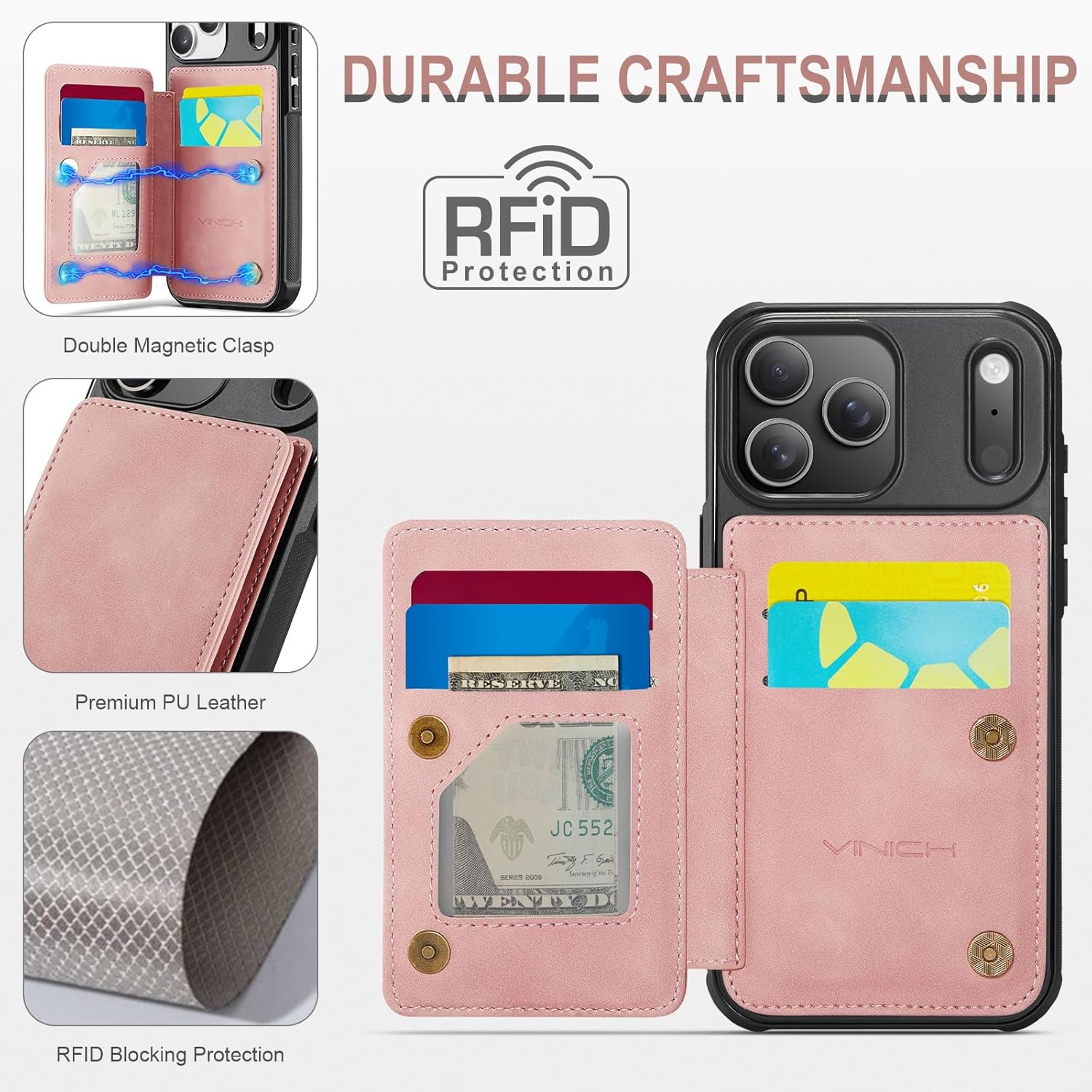 Vinich Apple iPhone 17 Pro - Rose Pink
