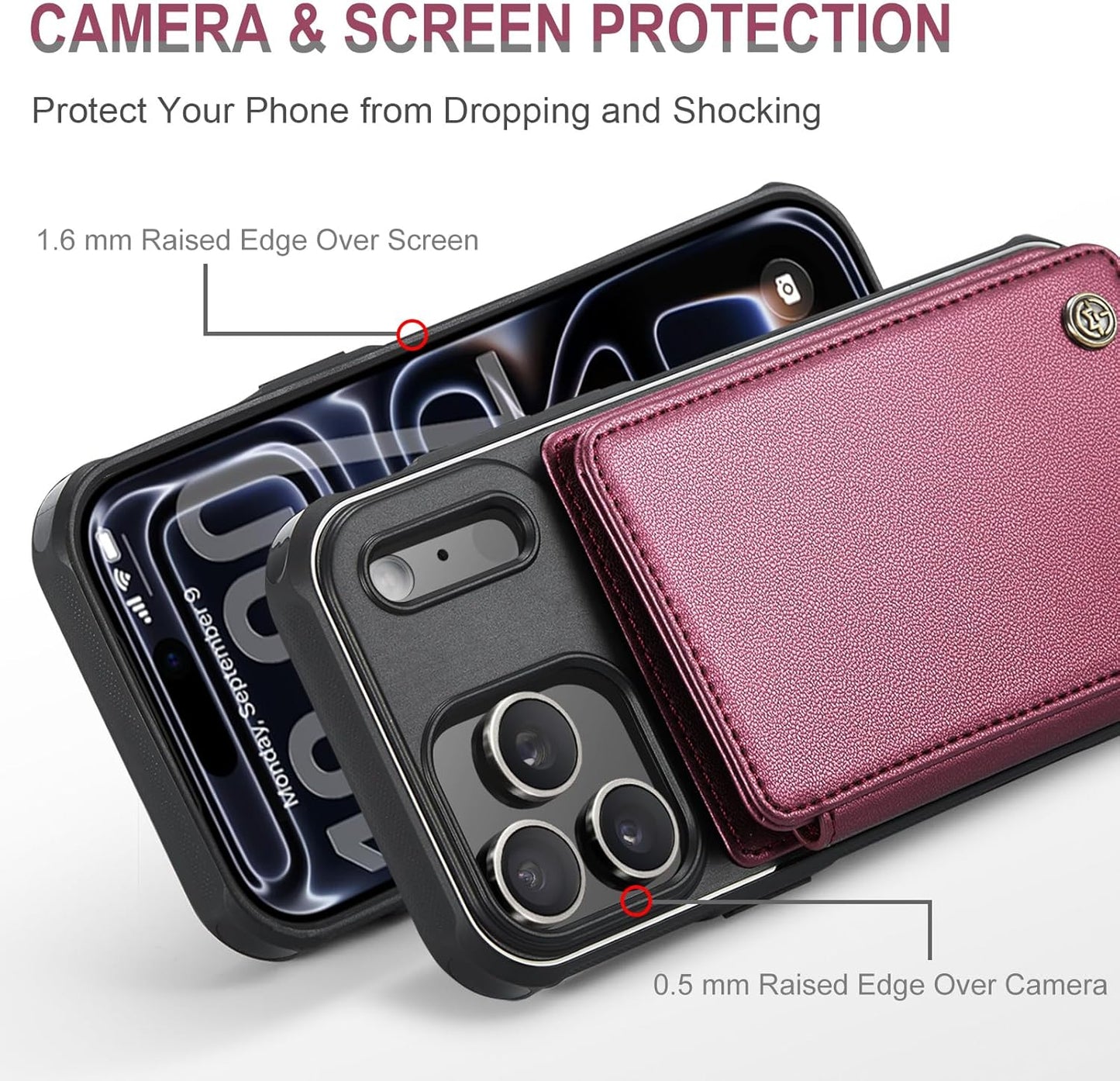 Vinich Apple iPhone 17 Pro Max - Wine Red