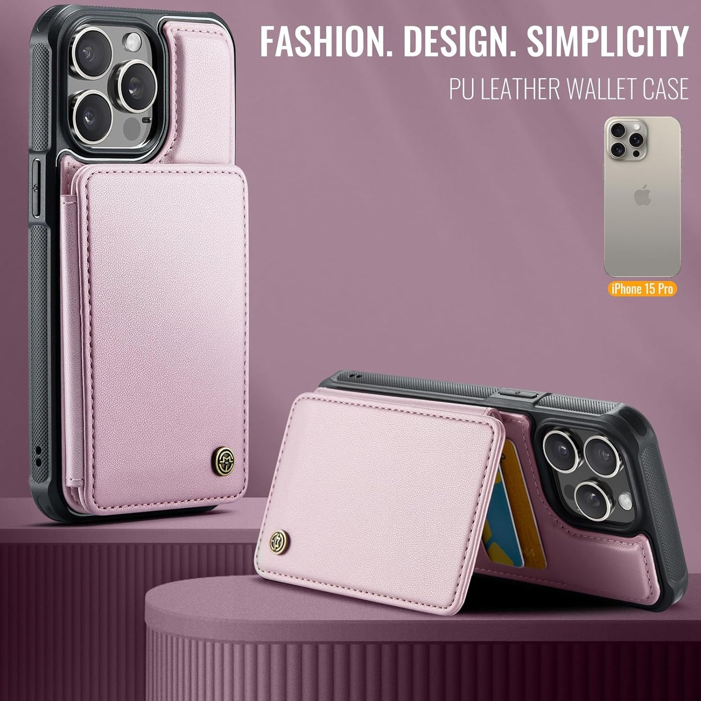 Vinich Apple iPhone 15 Pro - Rose Gold