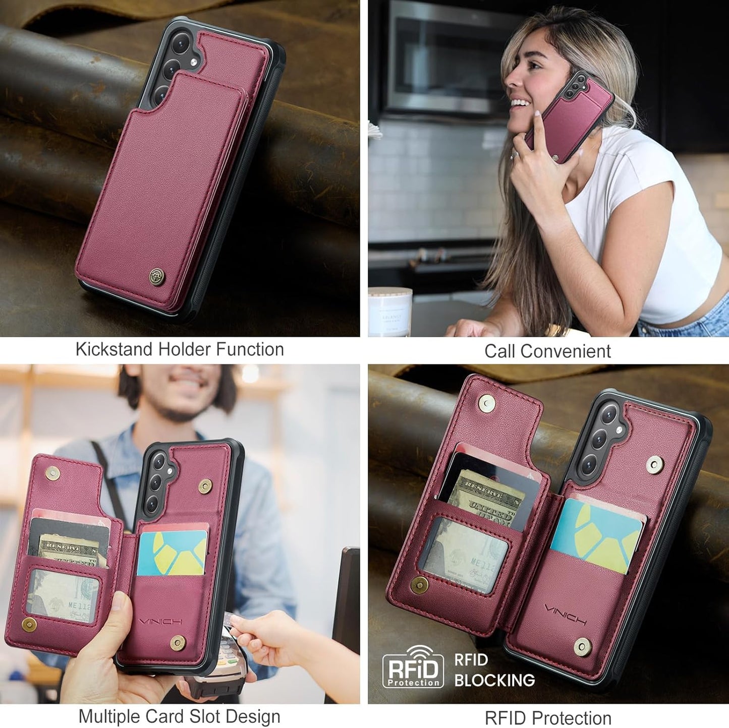 Vinich Samsung Galaxy S26 Plus - Wine Red