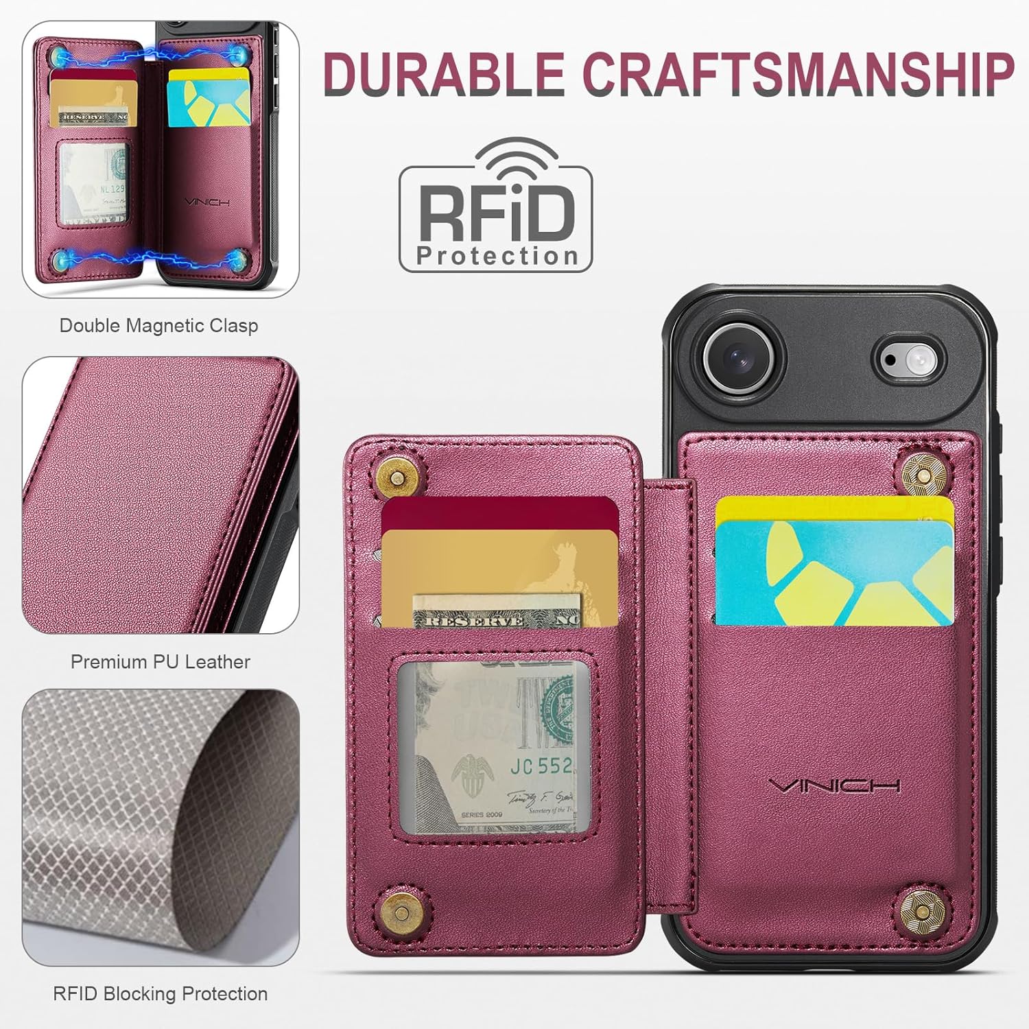 Vinich Apple iPhone 17 Air - Wine Red