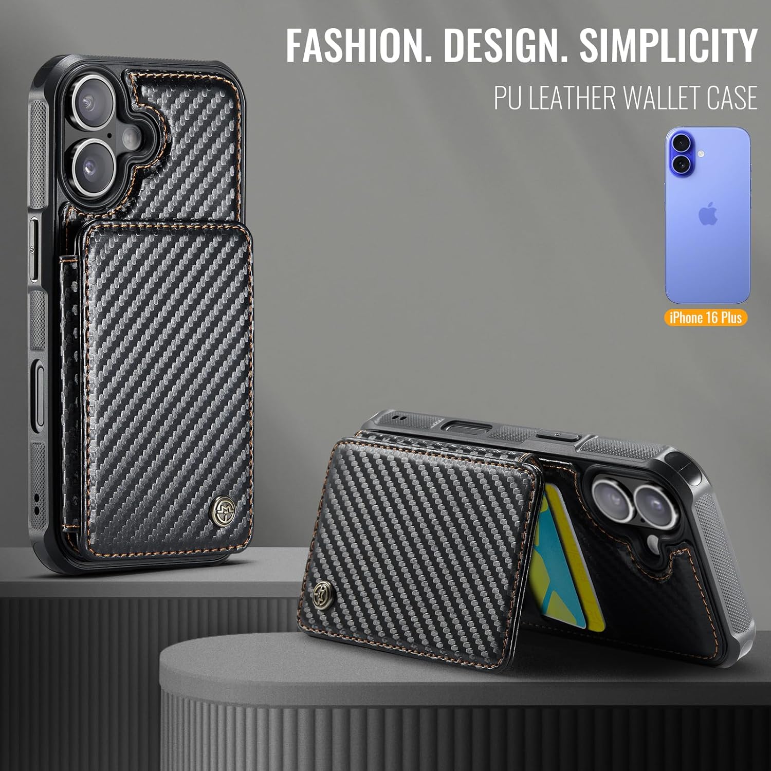 Vinich Apple iPhone 16 Plus - Carbon Black