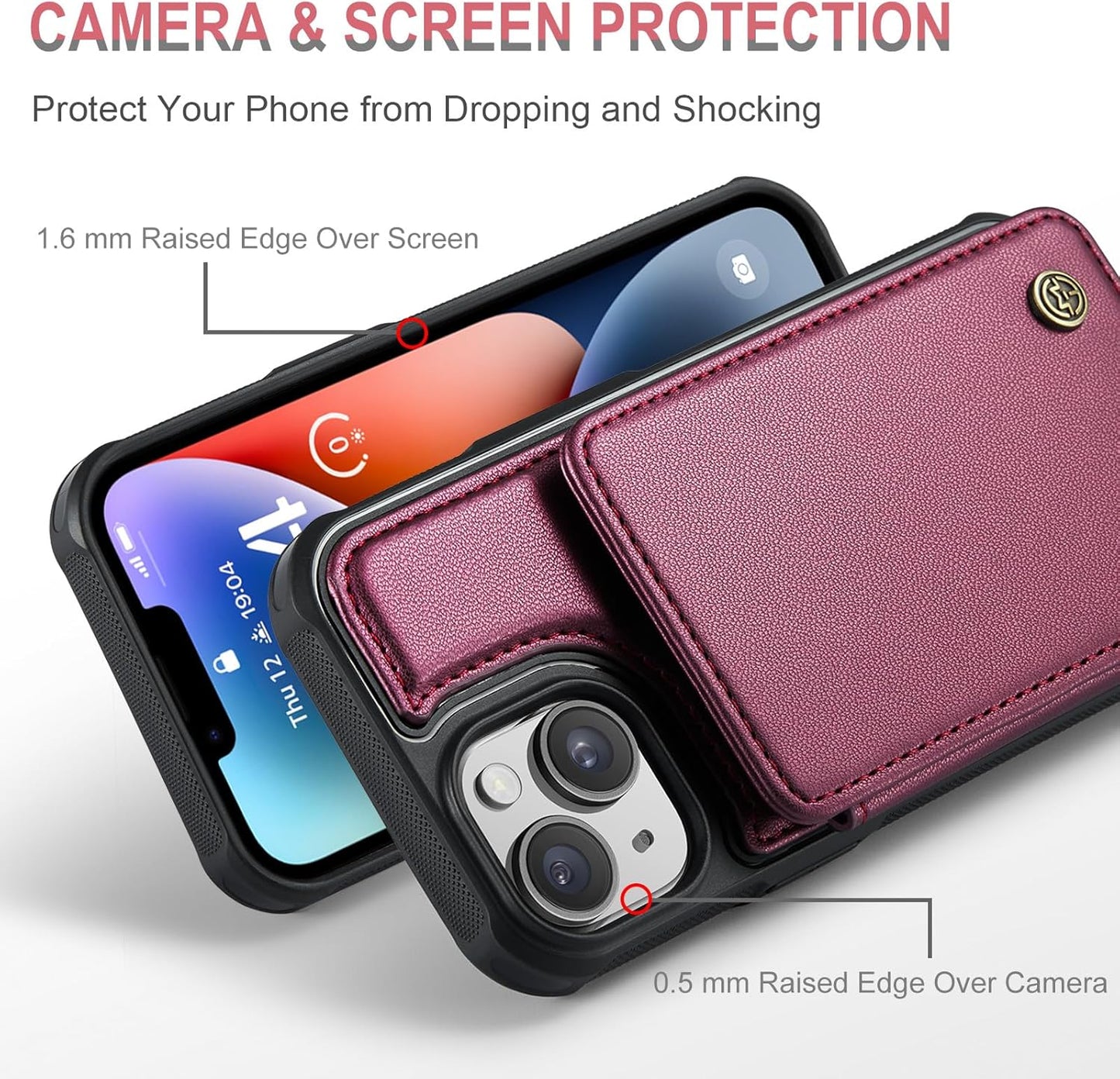 Vinich Apple iPhone 15 Plus - Wine Red