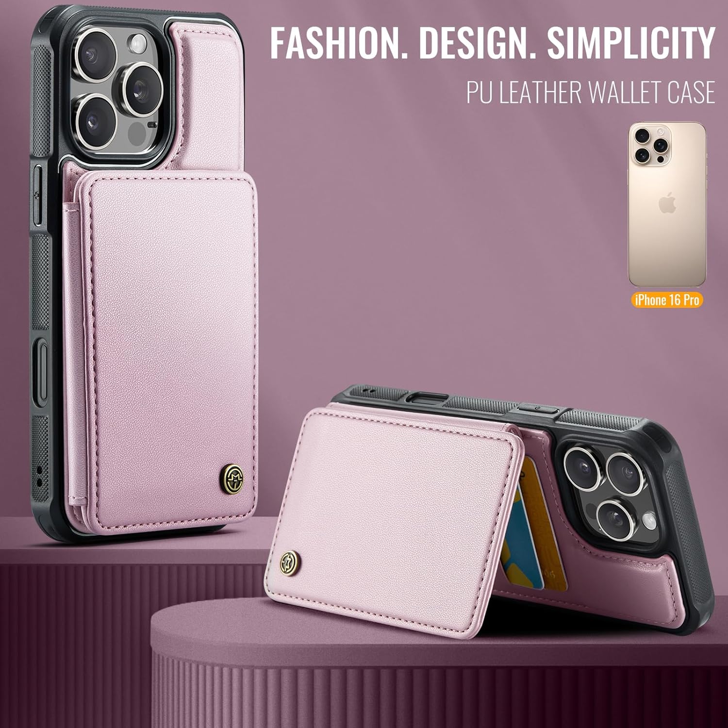 Vinich Apple iPhone 16 Pro - Rose Gold