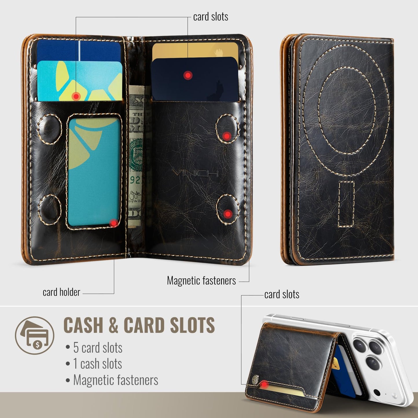 Magsafe Wallet - Luxury Coffee