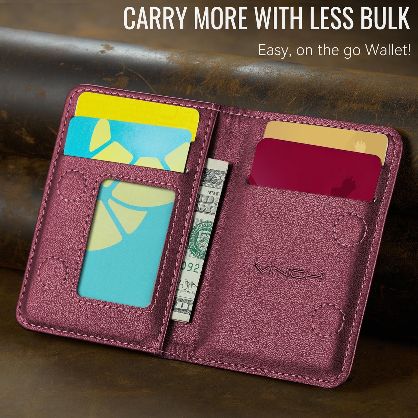 Magsafe Wallet - Wine Red