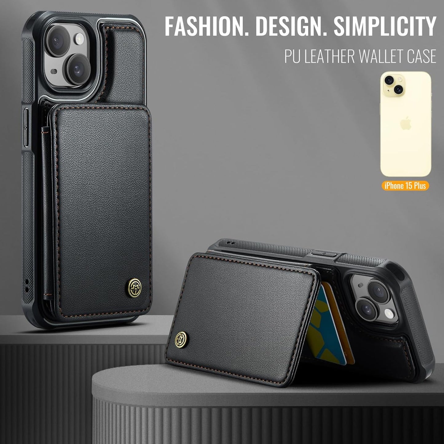 Vinich Apple iPhone 15 Plus - Black