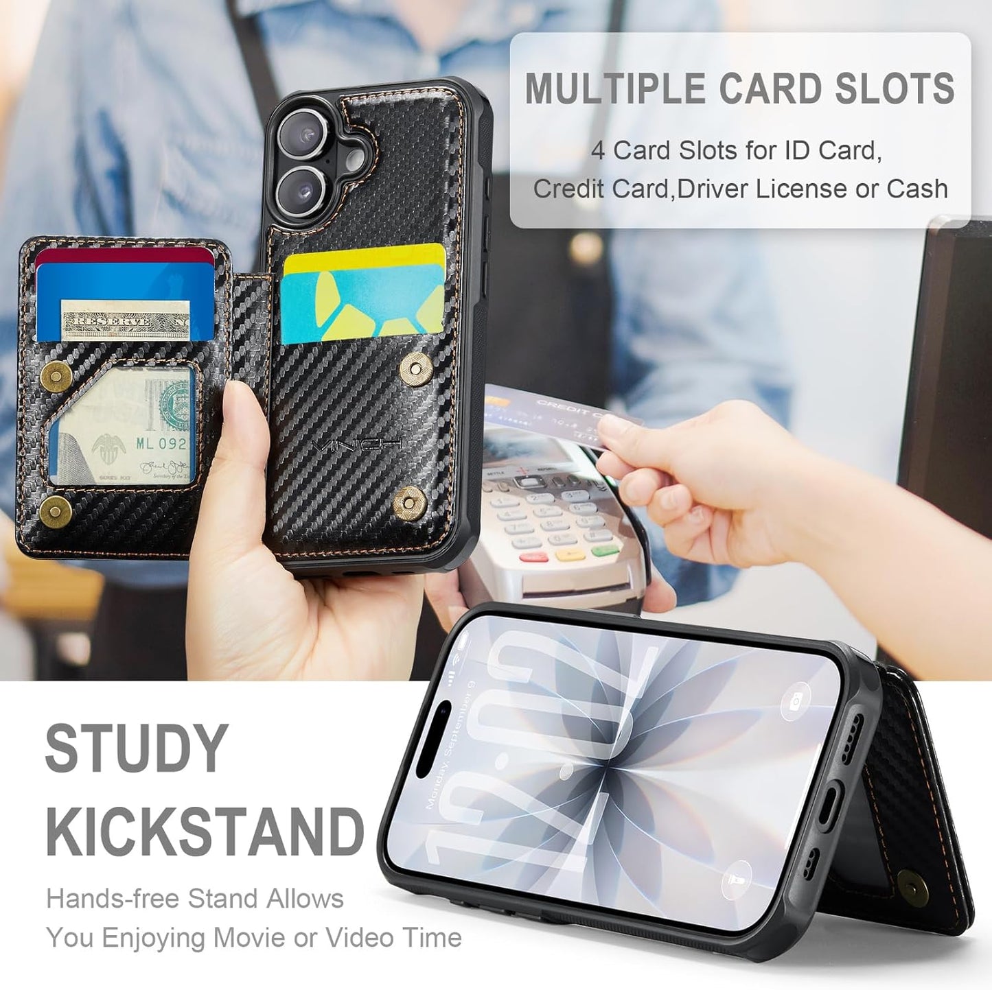 Vinich Apple iPhone 17 - Carbon Black