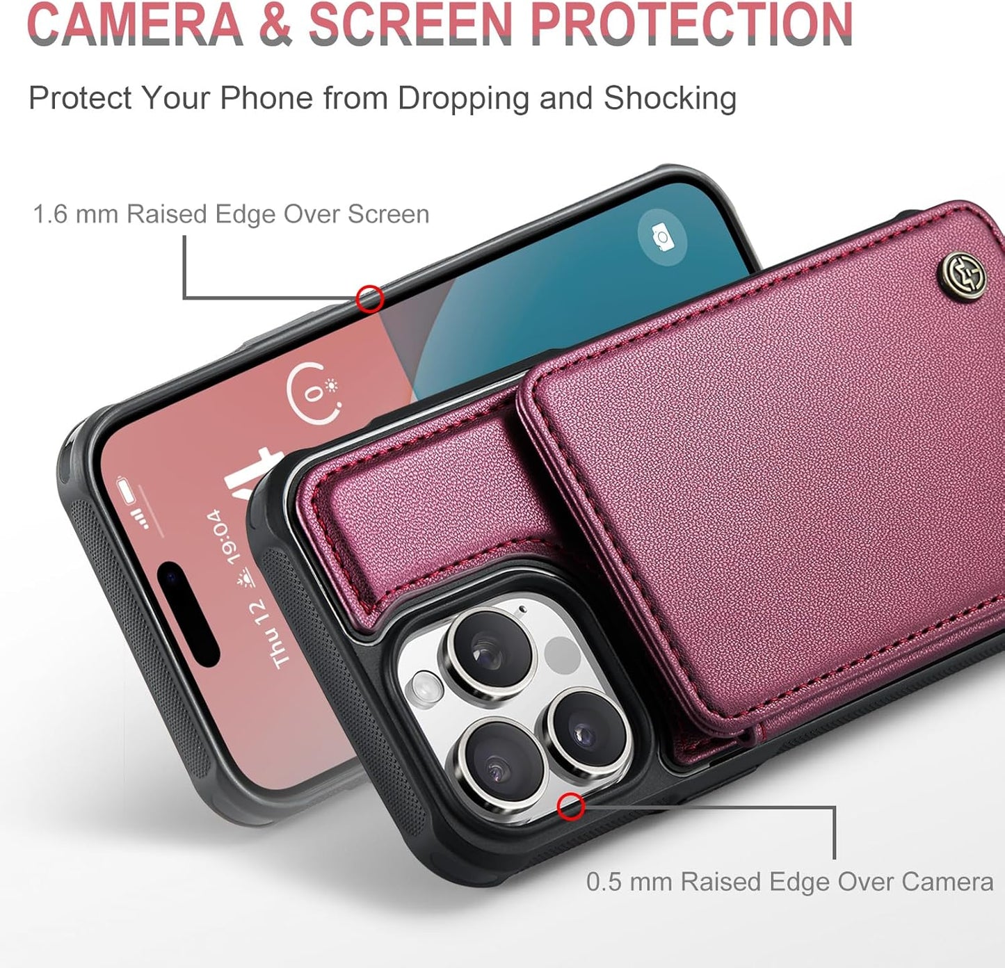 Vinich Apple iPhone 16 Pro Max - Wine Red