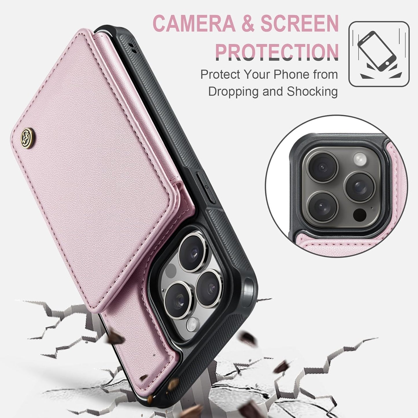 Vinich Apple iPhone 15 Pro - Rose Gold
