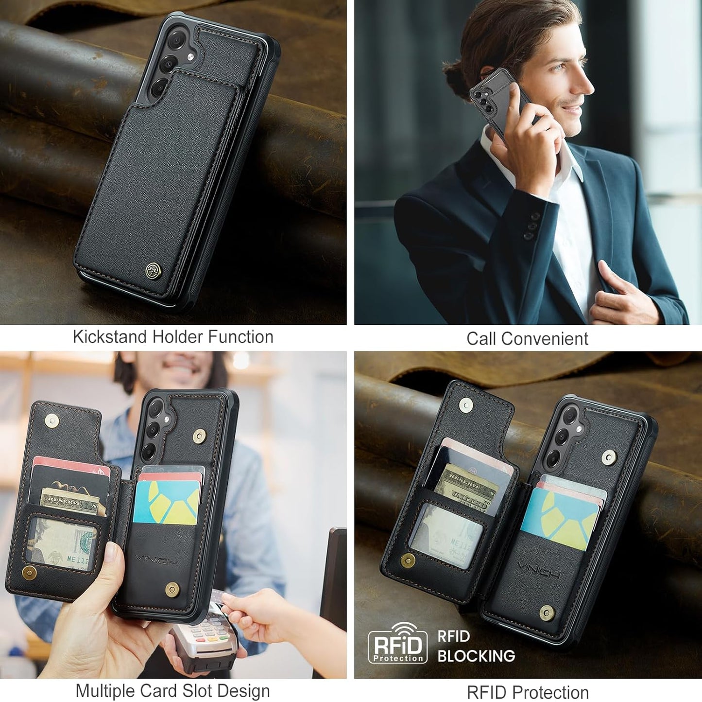 Vinich Samsung Galaxy A17 - Black