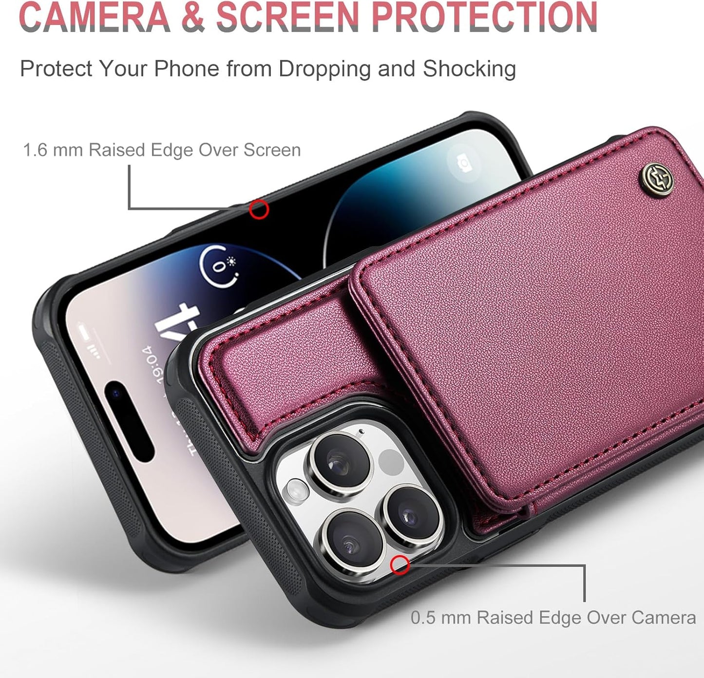 Vinich Apple iPhone 14 Pro - Wine Red
