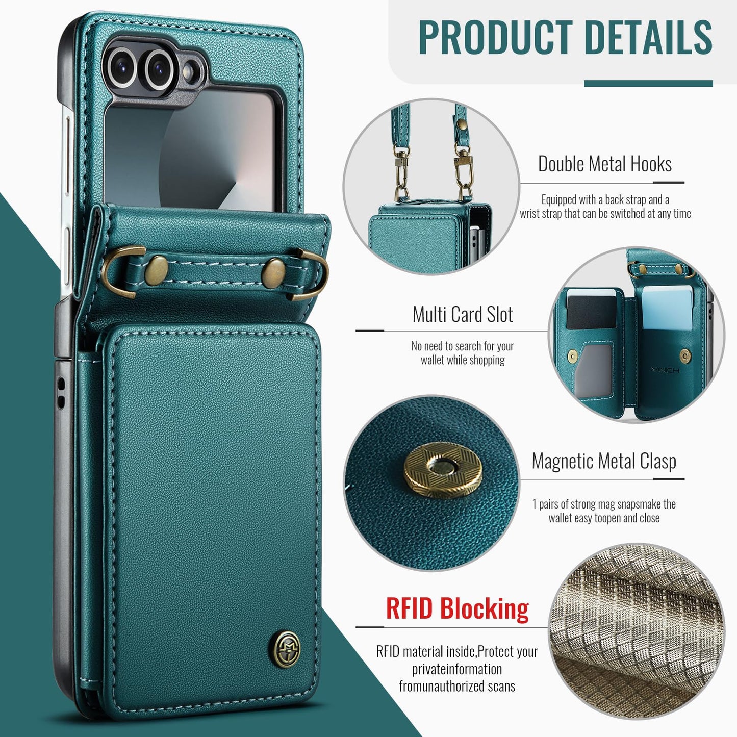 Samsung Galaxy Z Flip 6 - Bluish Green