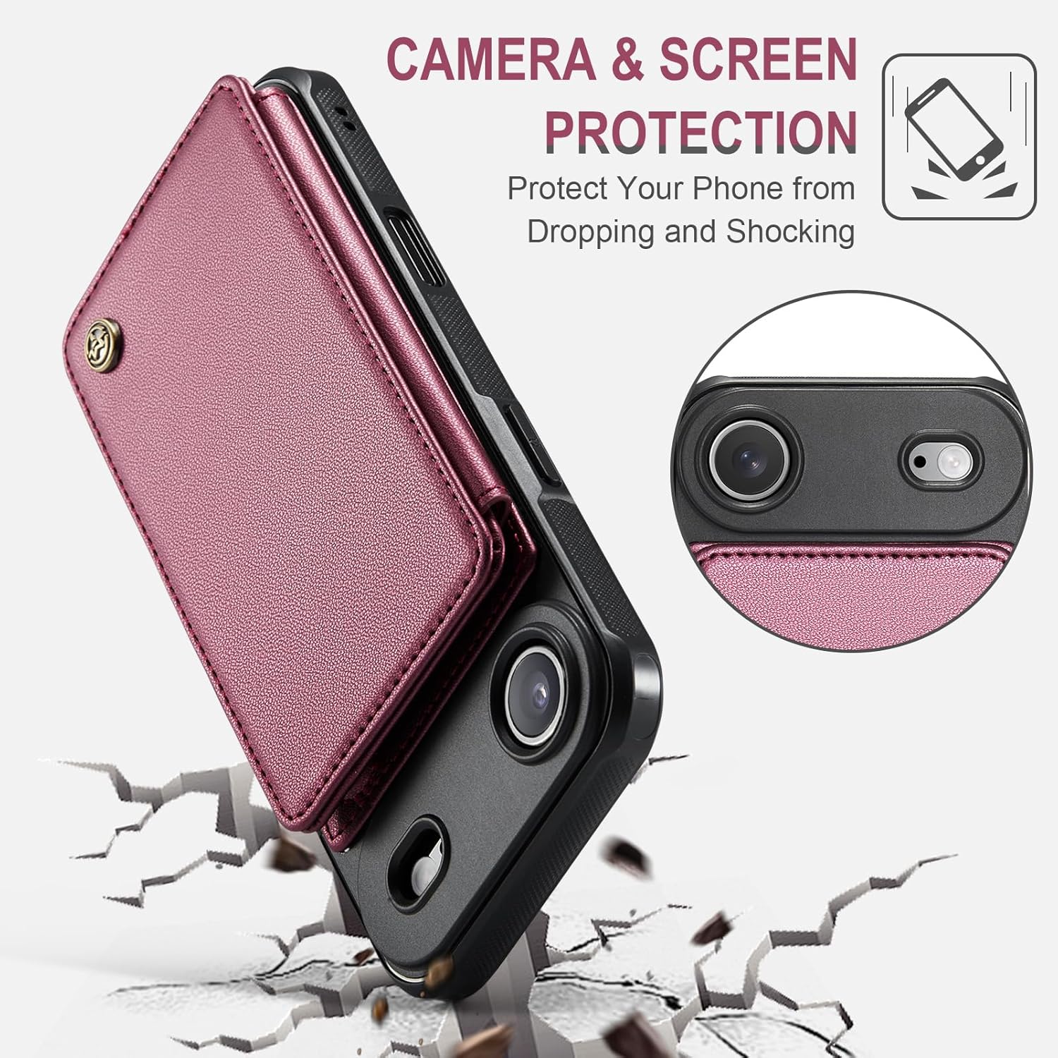 Vinich Apple iPhone 17 Air - Wine Red