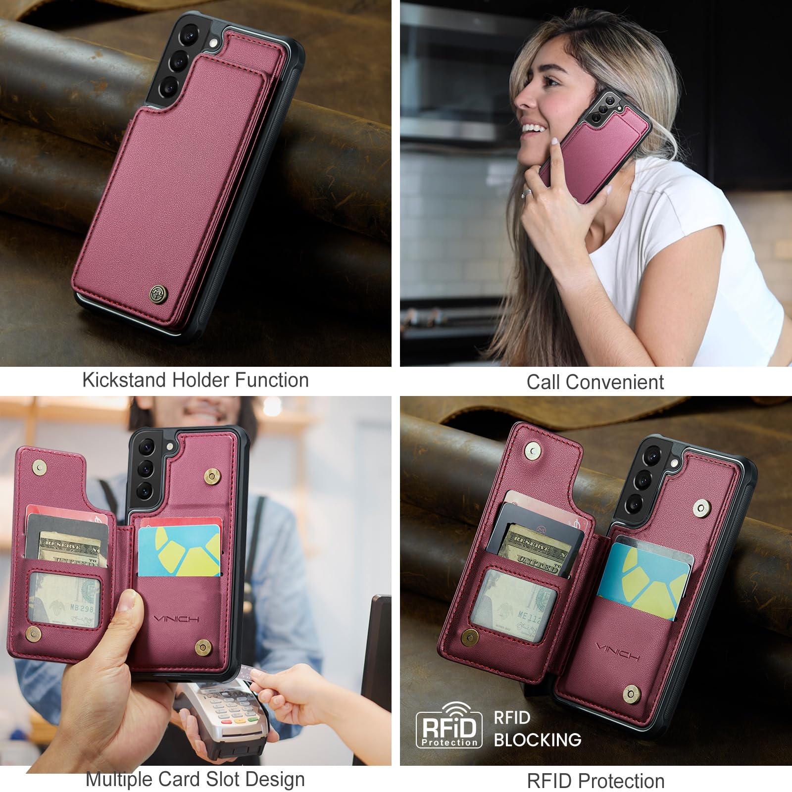 Samsung Galaxy S22 - Wine Red
