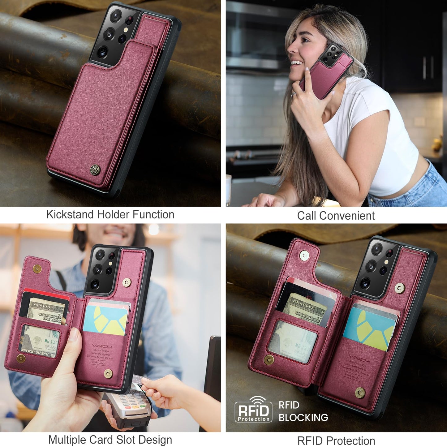 Samsung Galaxy S21 Ultra - Wine Red