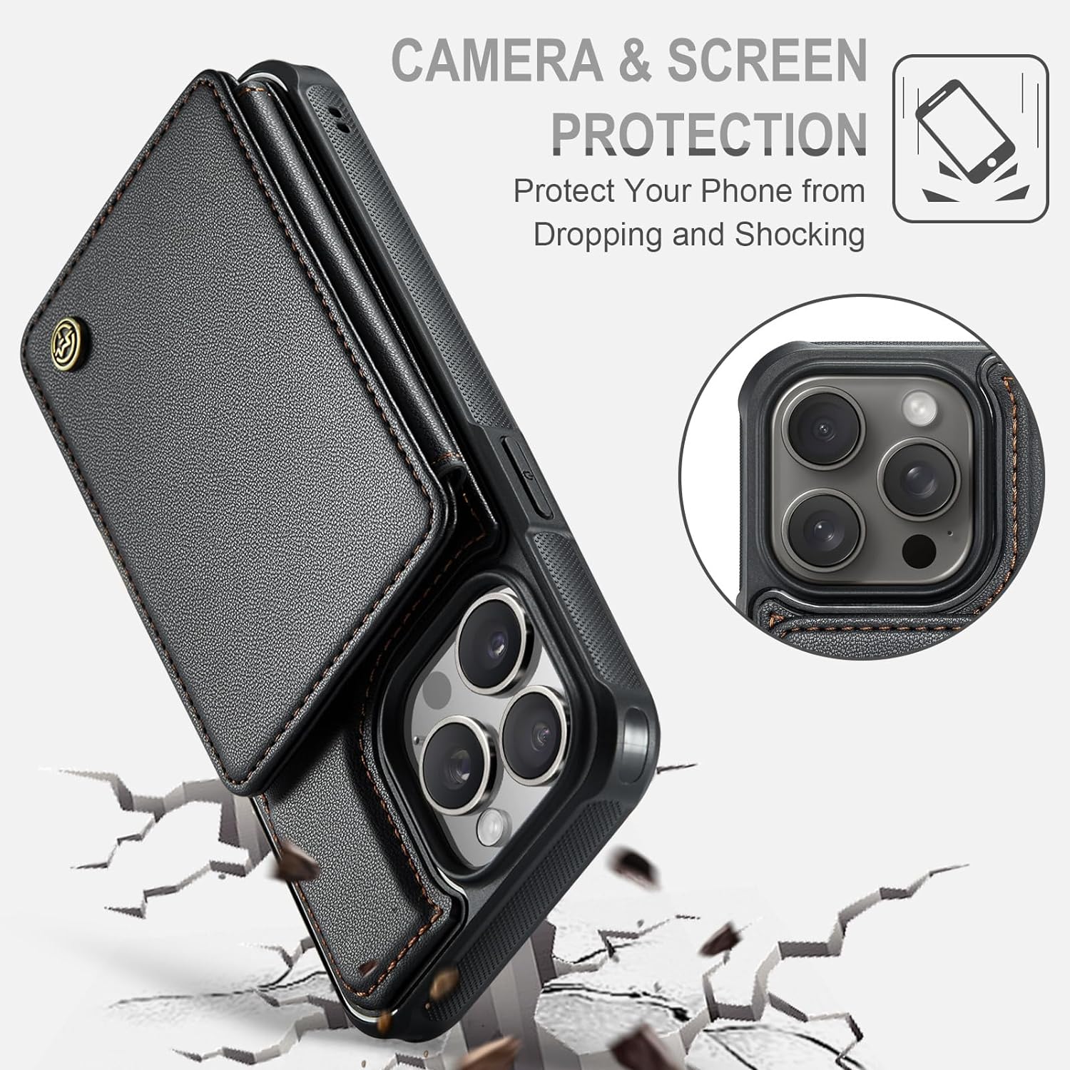 Vinich Apple iPhone 15 Pro - Black