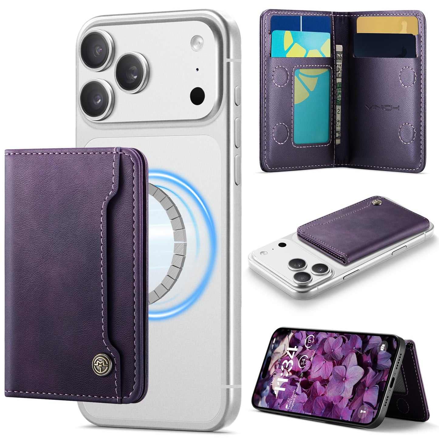 Magsafe Wallet - Vintage Purple