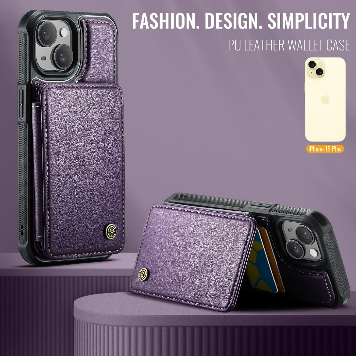 Vinich Apple iPhone 15 Plus - Purple