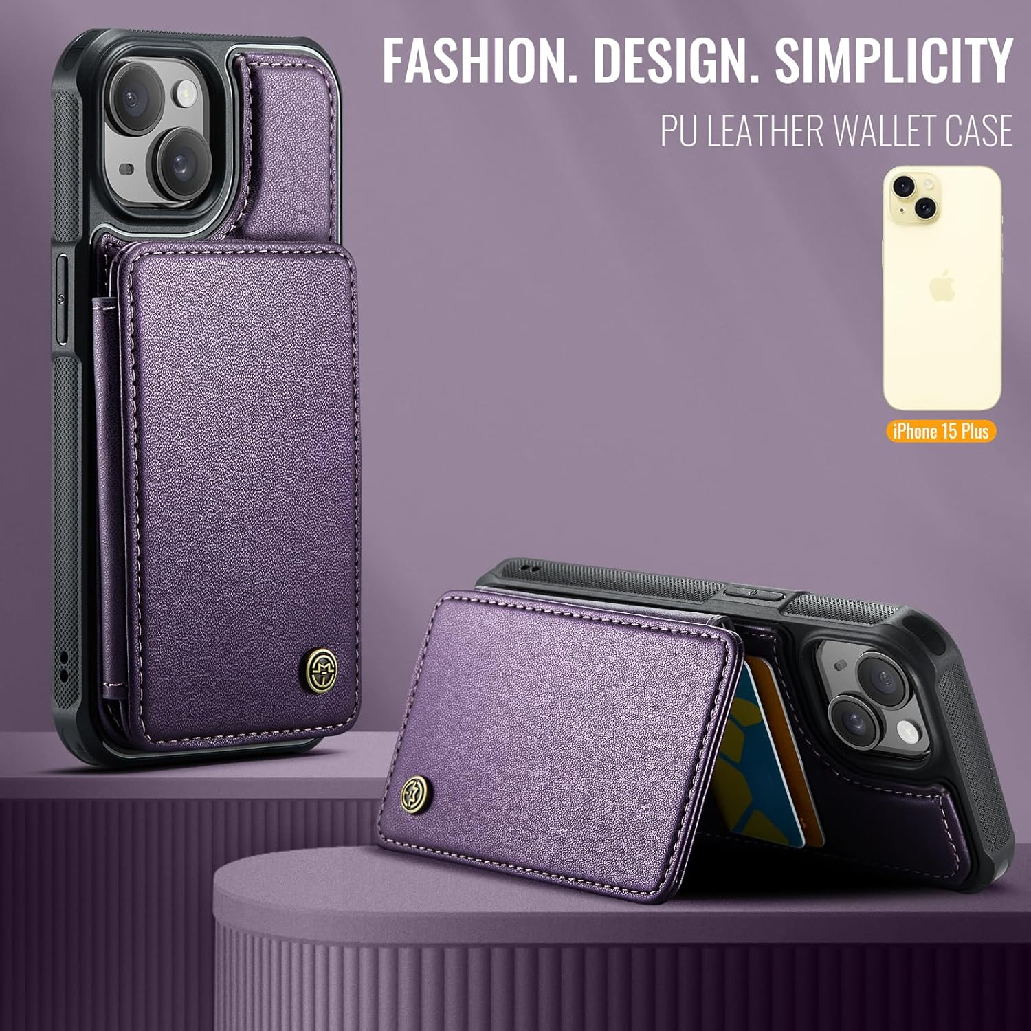 Vinich Apple iPhone 15 Plus - Purple
