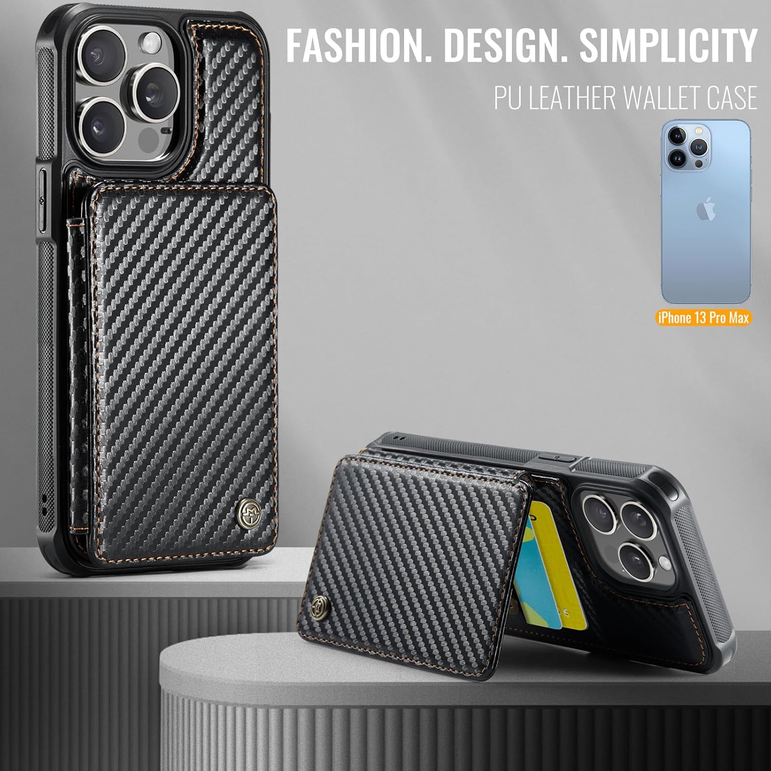 Vinich Apple iPhone 13 Pro Max - Carbon Black