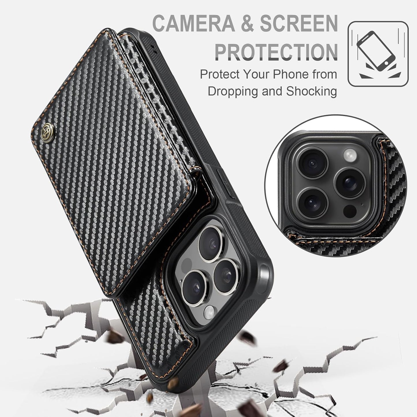Vinich Apple iPhone 12 Pro Max - Carbon Black