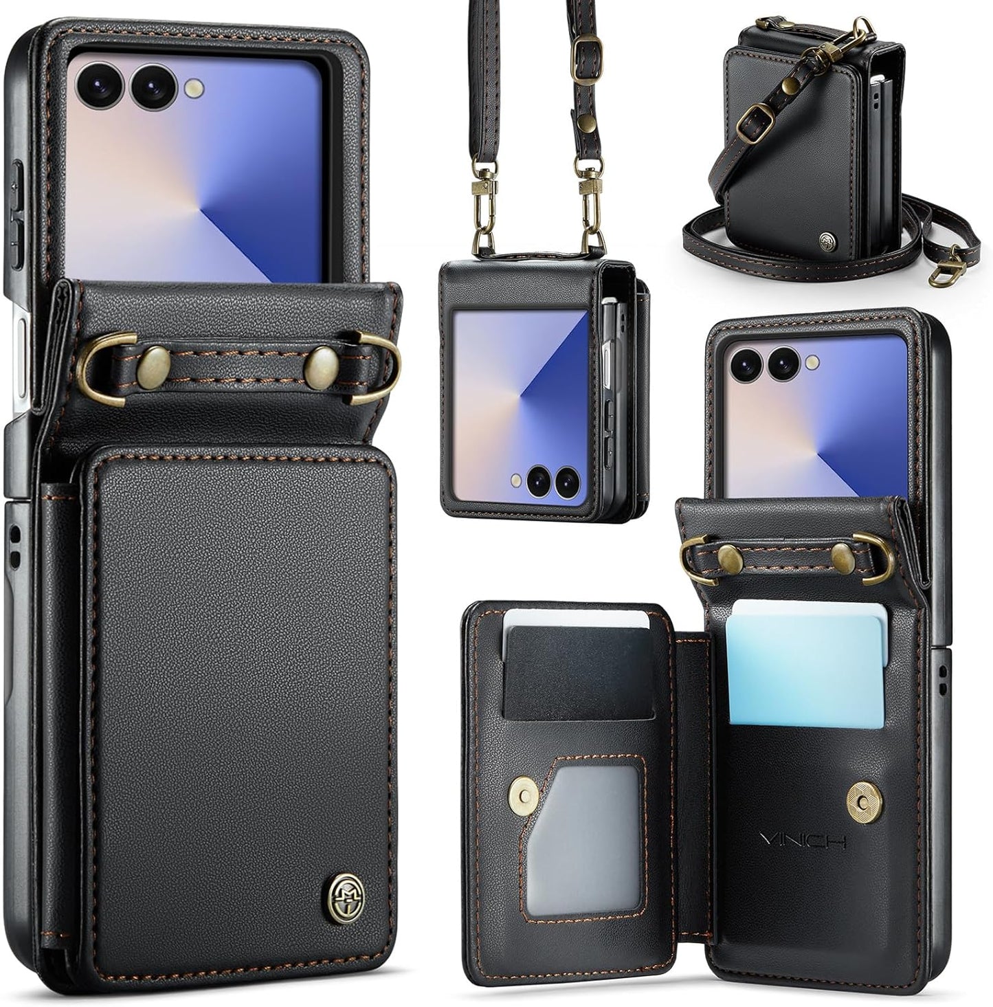 Vinich Samsung Galaxy Z Flip 7 - Black