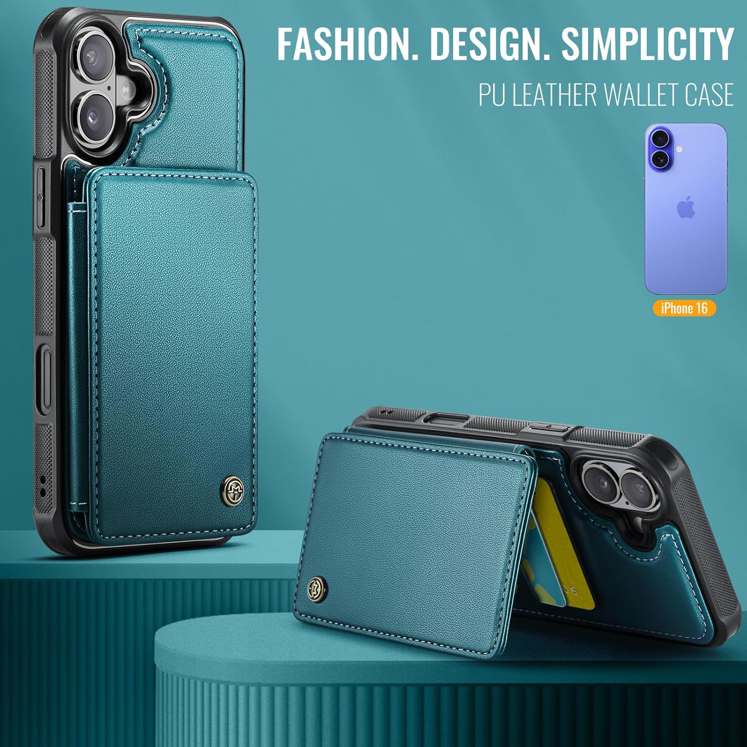 Vinich Apple iPhone 16 - Bluish Green