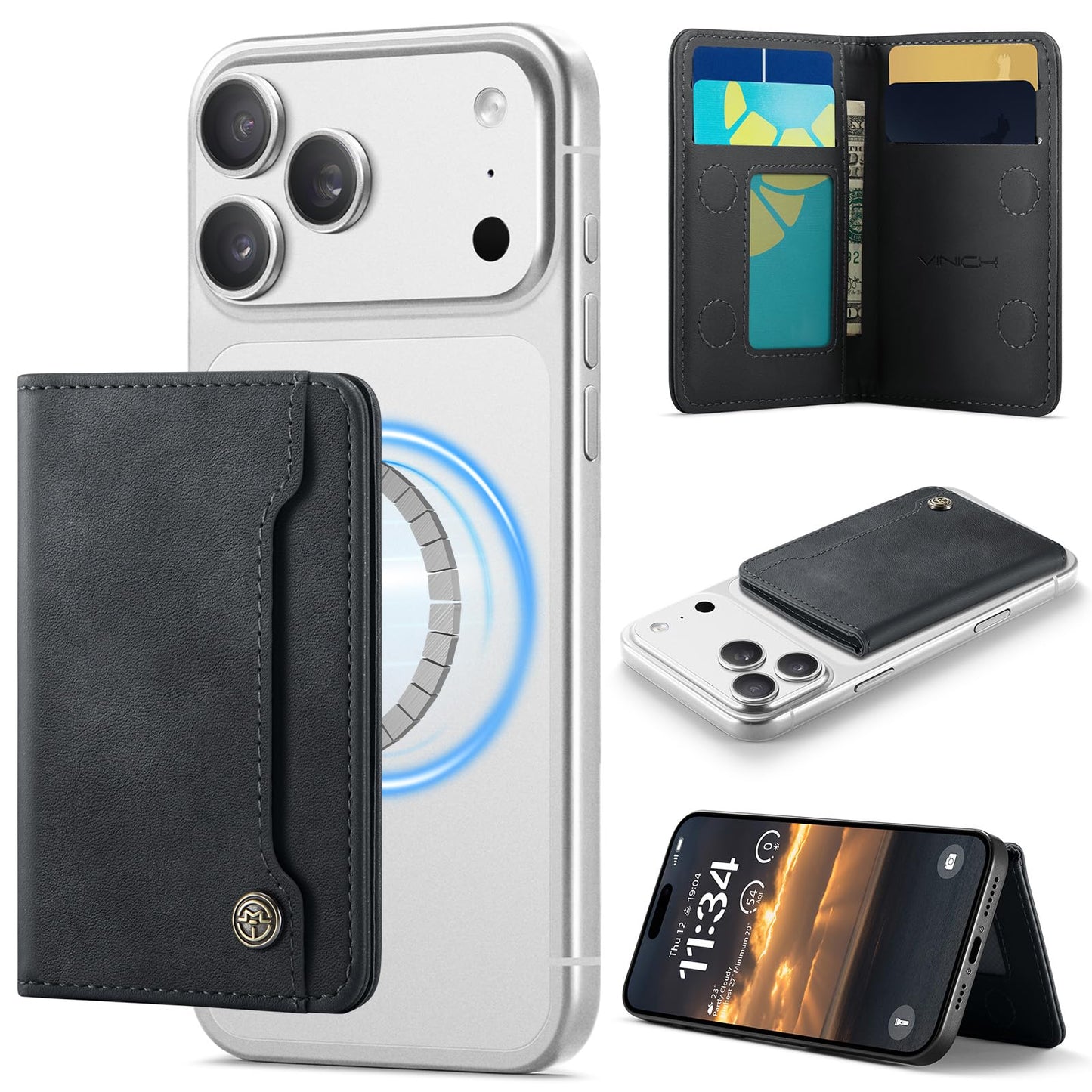 Magsafe Wallet - Vintage Black
