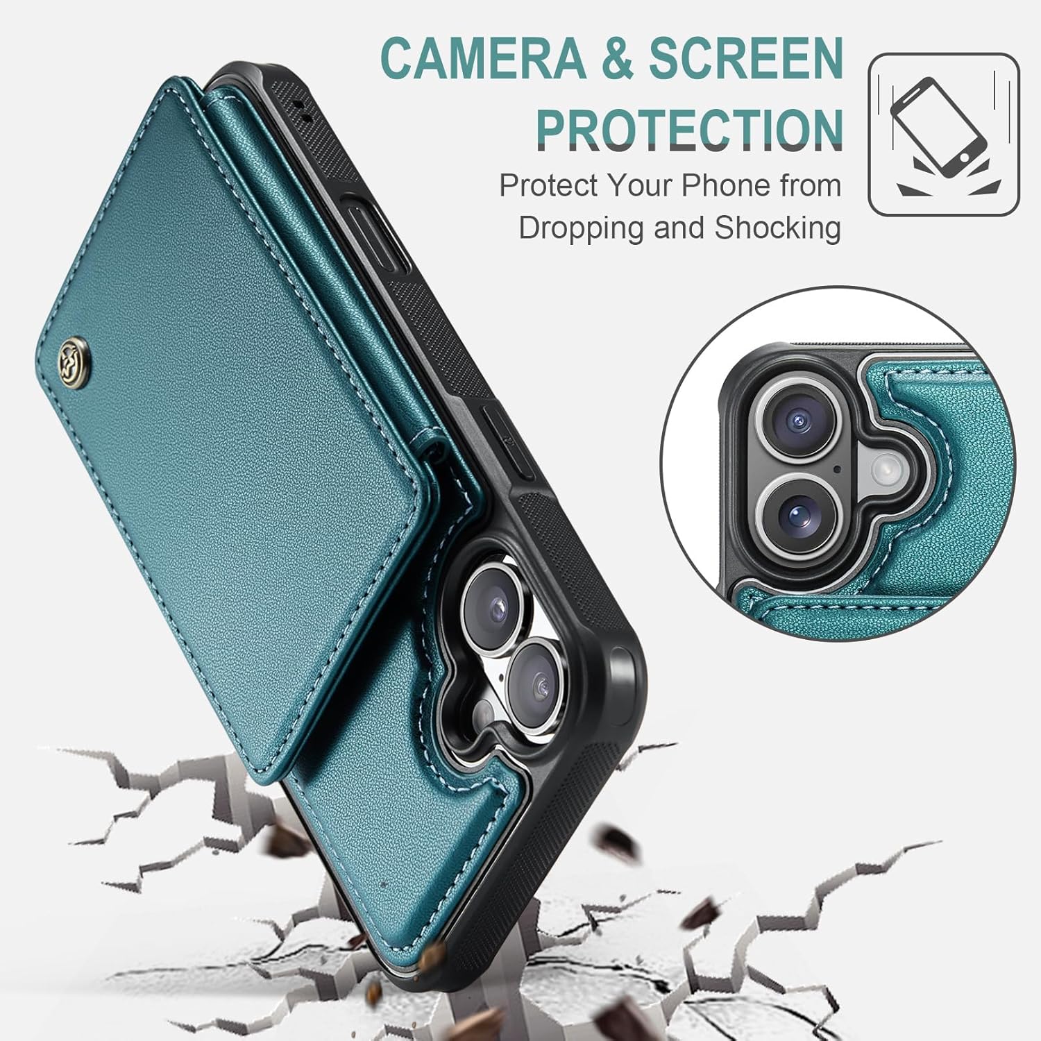 Vinich Apple iPhone 16 - Bluish Green