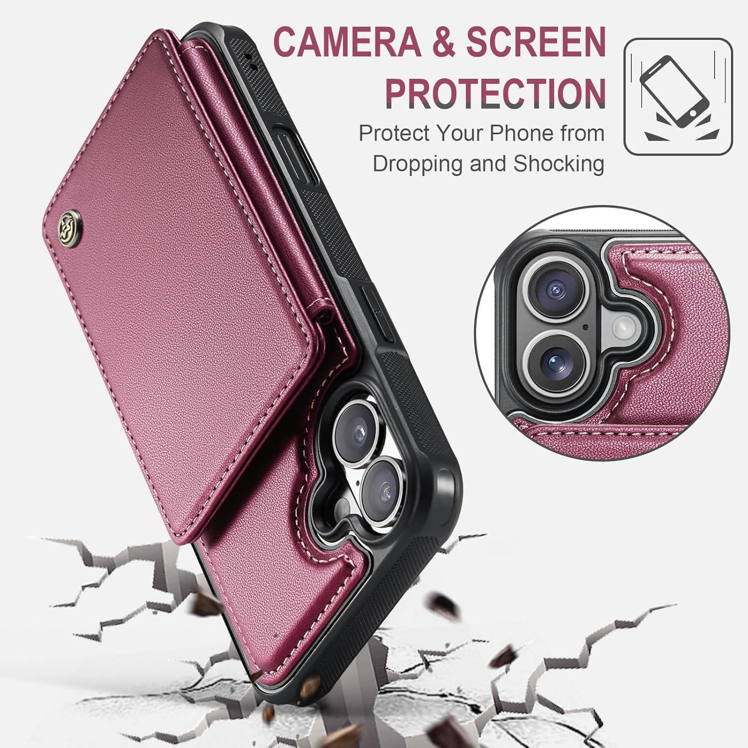 Vinich Apple iPhone 17 - Wine Red