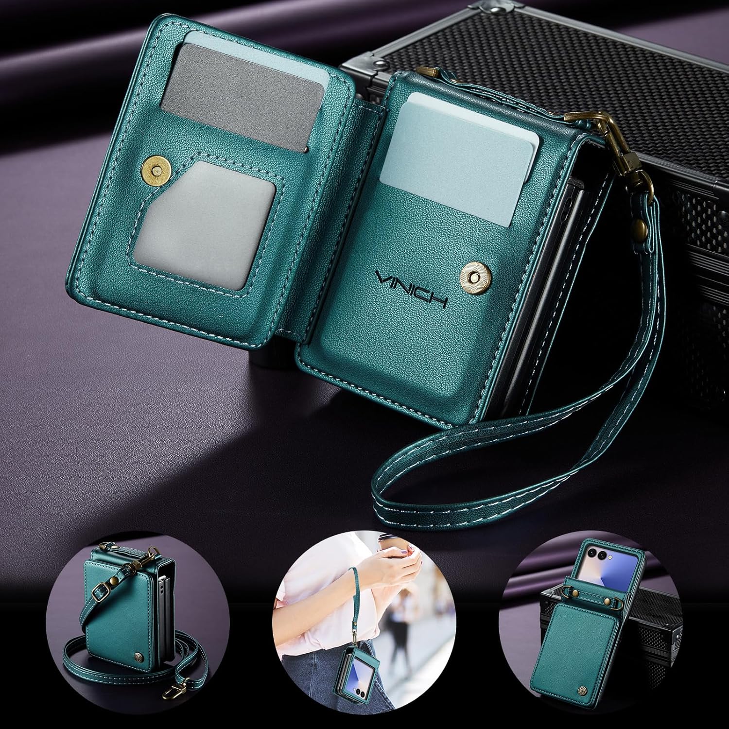 Vinich Samsung Galaxy Z Flip 7 - Bluish Green