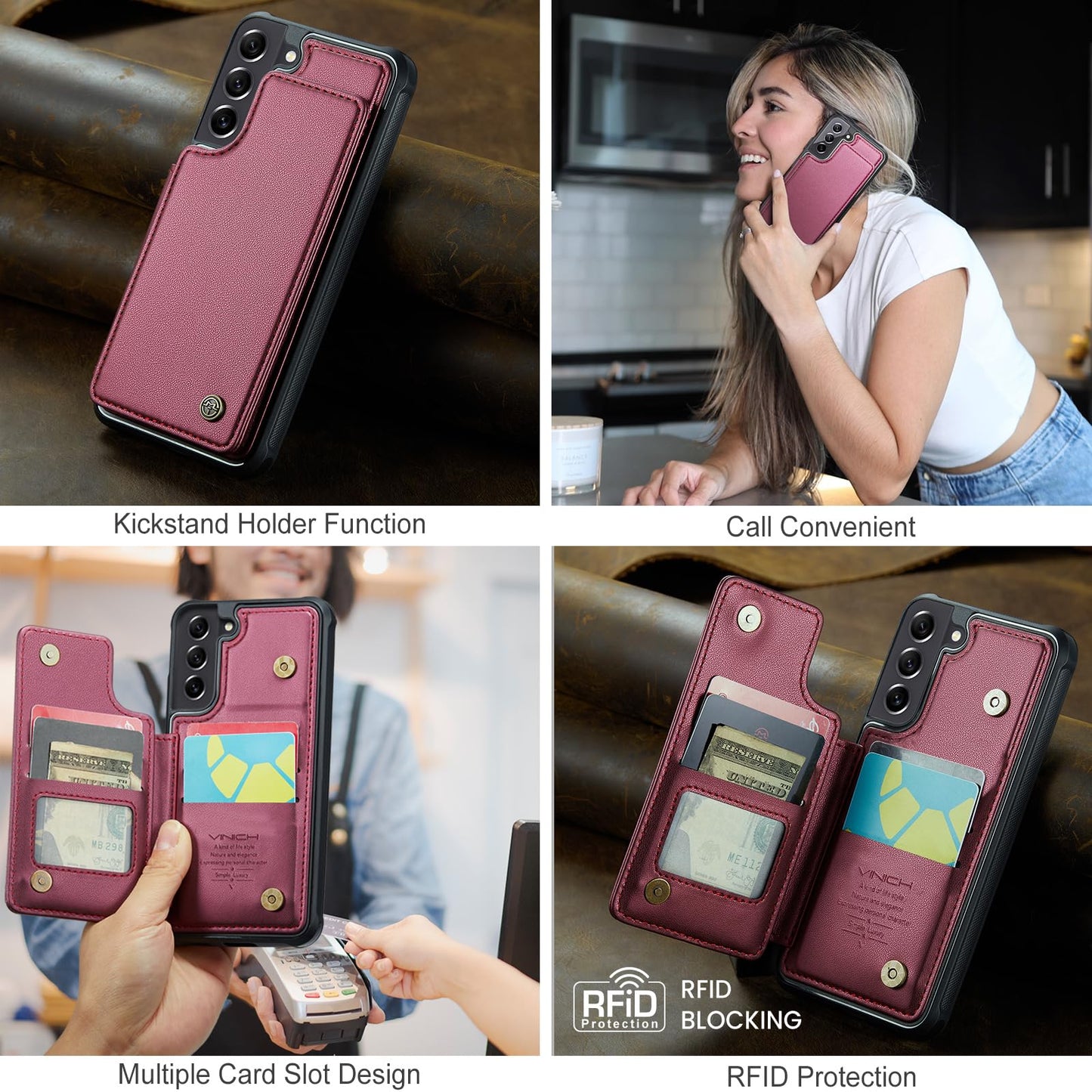 Samsung Galaxy S21 FE - Wine Red