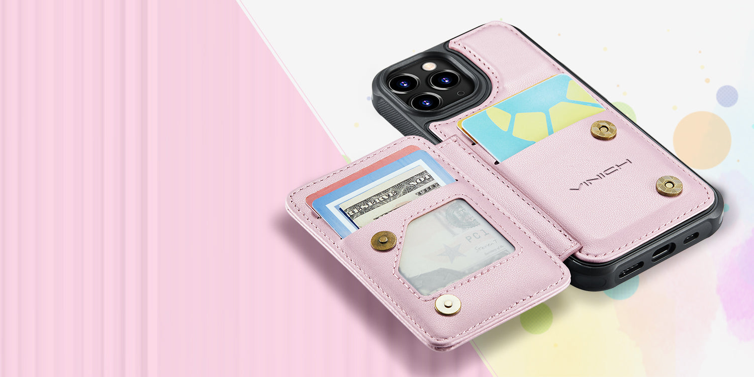 Vinich wallet case — for Galaxy Z (open detail)